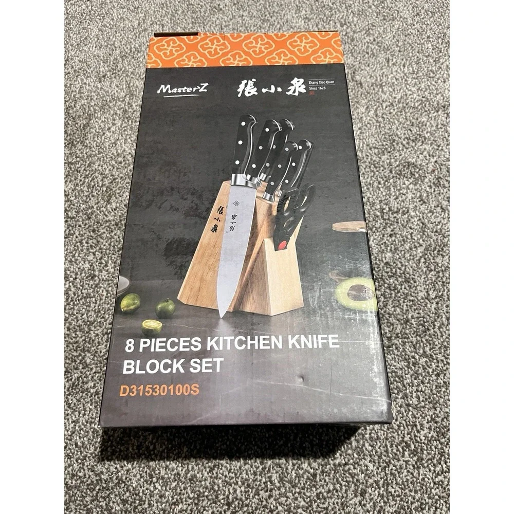 Zhang Xiao Quan MasterZ 8 Pc Kitchen Knife Block Set D31530100S